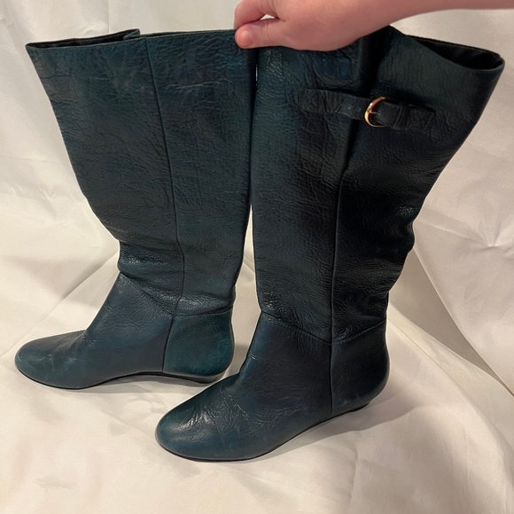 Steve Madden Intyce Boot Dark Green Size 9 *EUC* - Picture 3 of 8